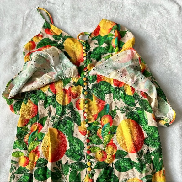 FARM RIO Sands Linen Midi Dress Size Small - Picture 14 of 16